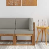 Lauko kampinė sofa Kietos akacijos mediena