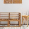 Lauko kampinė sofa Kietos akacijos mediena Natūrali