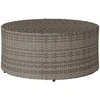 Lauko kavos stalas Pilka Ø 68 x 30 cm poliratanas