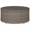 Lauko kavos stalas Pilka Ø 68 x 30 cm poliratanas
