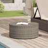 Lauko kavos stalas Pilka Ø 68 x 30 cm poliratanas