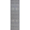 Lauko kilimėlis, mėlynos spalvos, 80x250cm, plokščio pynimo