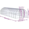 Lauko narvas viščiukams, 3x10x2m, galvanizuotas plienas