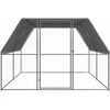 Lauko narvas viščiukams, 3x4x2m, galvanizuotas plienas