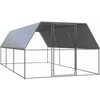 Lauko narvas viščiukams, 3x6x2m, galvanizuotas plienas