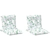 Lauko pagalvė 2 pcs Išskirtinis lapų raštas 100 x 50 x 7 cm