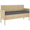Pallet pagalvių rinkinys 2 pcs Antracitas 150 x 40 x 8 cm