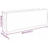 Pagalvėlė Antracitas 120 x 40 x 12 cm Oksfordo audinys