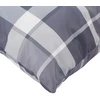 Lauko pagalvė Languotas 4 pcs PilkasCheck 40 x 40 cm Audinys
