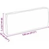 Pagalvėlė Pilka 120 x 50 x 12 cm Oksfordo audinys
