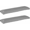 Pallet pagalvių rinkinys 2 pcs Pilka 150 x 40 x 8 cm