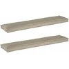 Pallet pagalvių rinkinys 2 pcs Taupe 180 x 40 x 8 cm