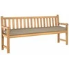 Pallet pagalvių rinkinys 2 pcs Taupe 180 x 40 x 8 cm