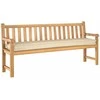 Pallet pagalvių rinkinys 2 pcs Smėlio 180 x 40 x 8 cm