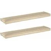 Pallet pagalvių rinkinys 2 pcs Smėlio 180 x 40 x 8 cm