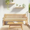 Pallet pagalvių rinkinys 2 pcs Smėlio 180 x 40 x 8 cm