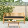 Pallet pagalvė Juoda 200 x 40 x 8 cm Oksfordo audinys