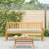 Pallet pagalvė Kreminė 200 x 40 x 8 cm Oksfordo audinys
