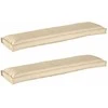 Pallet pagalvių rinkinys 2 pcs Smėlio 150 x 40 x 8 cm