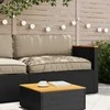 Pagalvėlė Taupe 120 x 80 x 12 cm Oksfordo audinys