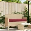 Pagalvėlė Vyno raudona 100 x 40 x 8 cm Oksfordo audinys