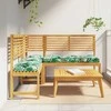 Pagalvėlė 6 pcs Lapų raštas 40 x 40 x 8 cm Oksfordo audinys