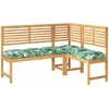 Pagalvėlė 6 pcs Lapų raštas 40 x 40 x 8 cm Oksfordo audinys