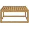 Lauko pakojis Kietos akacijos mediena Balta 79 x 79 x 37 cm