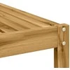 Lauko pakojis Kietos akacijos mediena Balta 79 x 79 x 37 cm