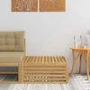 Lauko pakojis Kietos akacijos mediena Balta 79 x 79 x 37 cm