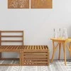 Lauko pakojis Kietos akacijos mediena Natūrali 59 x 59 x 37 cm