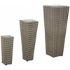 Lauko rinkinys 3 vnt. 30 x 30 x 80 cm Metalas