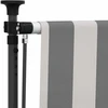 Lauko Ritininė Žaliuzė Antracito ir baltos 150 x 270 cm