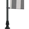Lauko Ritininė Žaliuzė Antracito ir baltos 200 x 270 cm