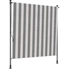 Lauko Ritininė Žaliuzė Antracito ir baltos 150 x 270 cm