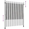 Lauko Ritininė Žaliuzė Antracito ir baltos 120 x 270 cm