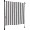 Lauko Ritininė Žaliuzė Antracito ir baltos 100 x 270 cm