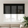 Lauko roletai 90% UV blokavimui Juoda 140 x 140 cm HDPE