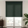 Lauko roletai 90% UV blokavimui Tamsiai žalia 80 x 230 cm HDPE