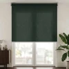 Lauko roletai 90% UV blokavimui Tamsiai žalia 350 x 230 cm HDPE