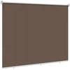 Lauko roletai 90% UV blokavimui Taupe 160 x 230 cm HDPE