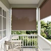 Lauko roletai 90% UV blokavimui Taupe 60 x 140 cm HDPE
