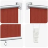 Lauko roletai 90% UV blokavimui Terakota 140 x 230 cm HDPE