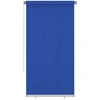 Lauko roletas, 125 (plotis) x 230 (aukštis) cm, mėlynos spalvos, HDPE