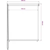 Lauko roletas, 145 (plotis) x 140 (aukštis) cm, baltos spalvos