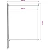 Lauko roletas, 185 (plotis) x 140 (aukštis) cm, antracito spalvos