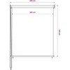 Lauko roletas, 205 (plotis) x 140 (aukštis) cm, smėlio spalvos