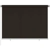 Lauko roletas, 205 (plotis) x 140 (aukštis) cm, rudos spalvos, HDPE