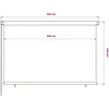 Lauko roletas, 225 (plotis) x 140 (aukštis) cm, rudos spalvos