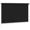 Lauko roletas, 225 (plotis) x 140 (aukštis) cm, juodos spalvos